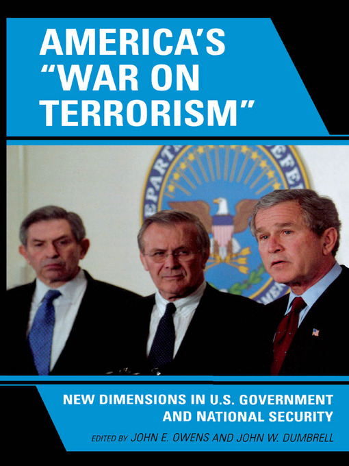 Title details for America's 'War on Terrorism' by John E. Owens - Wait list